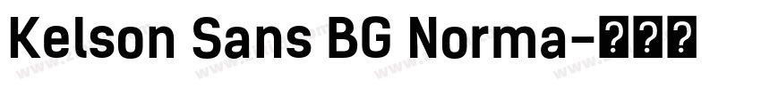 Kelson Sans BG Norma字体转换